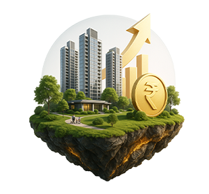 Investing in luxury apartments in Kharadi Pune with Duville Estates — a symbol of real estate growth, financial security, and premium property appreciation.