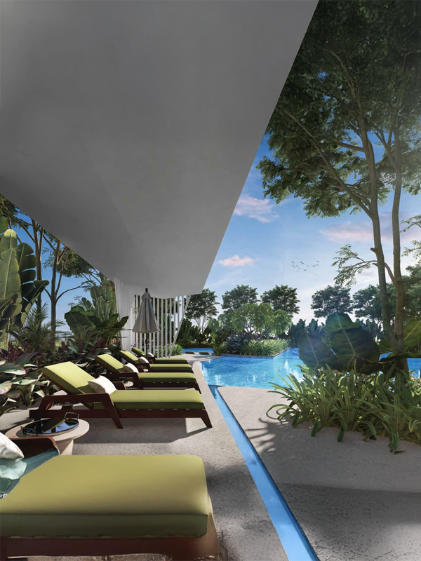 Poolside Deck