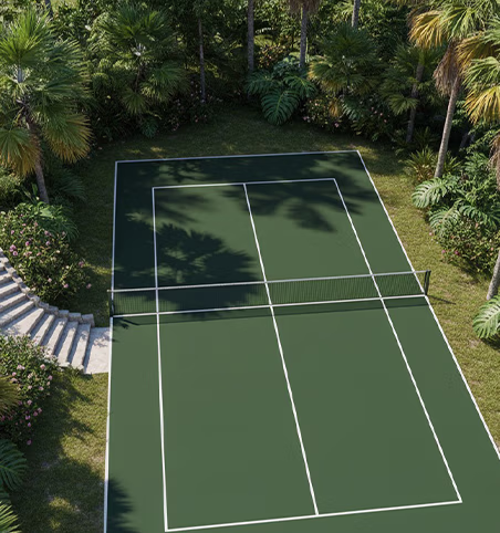 Pickleball court